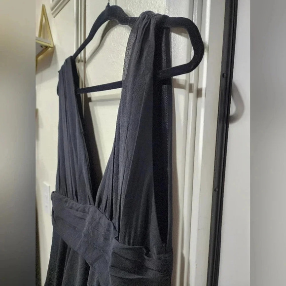 Lulus Amazing Evening Black Tiered Maxi Dress Wedding Party Prom Bridesmaid - Picture 10 of 11